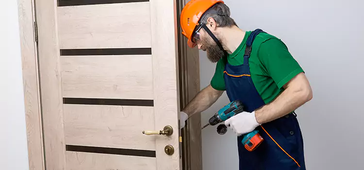 Replace Internal Door Handle with Lock Brownwood